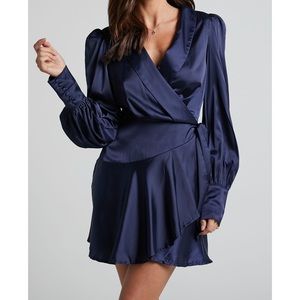 Navy Blue Mini Dress